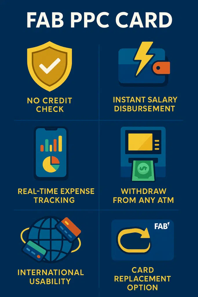 Key Features of FAB PPC Card Infographics