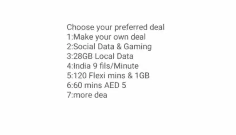 Detailed Etisalat International Calling Plans
