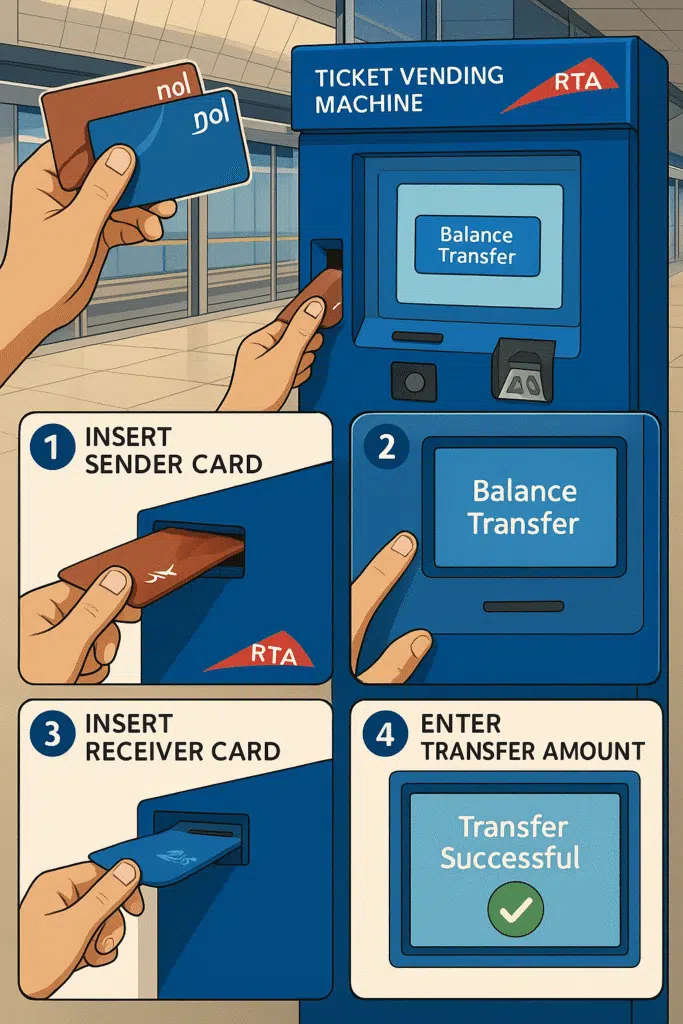 An Infographics of Nol Card Ticket Wending Machine