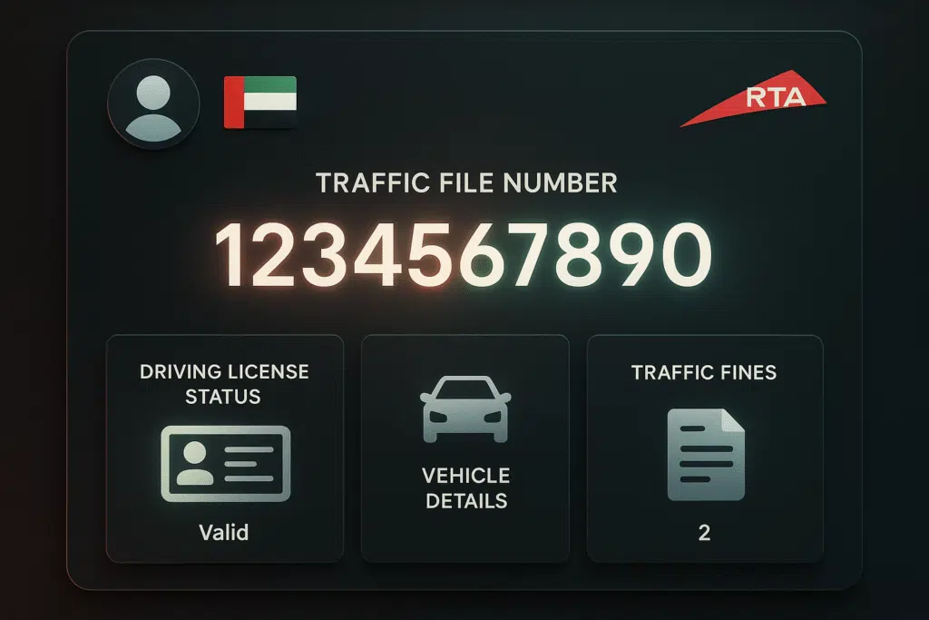 Deatils of UAE Traffic File Number