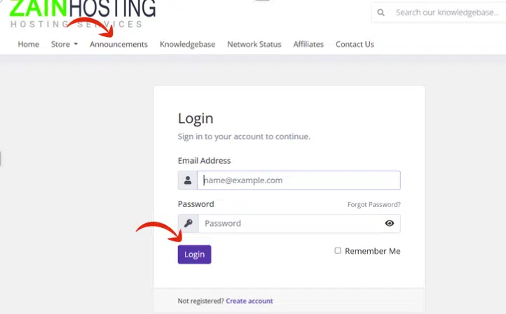 A screenshot of Zain KSA website