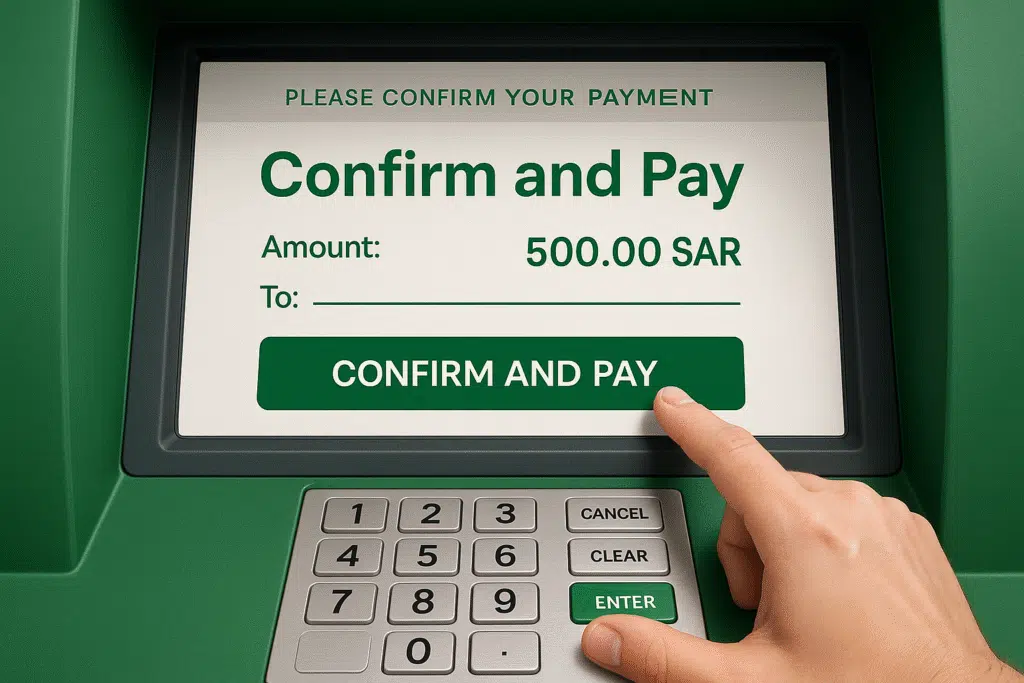 An Infographics on Paying Saudi Fine VIA ATM