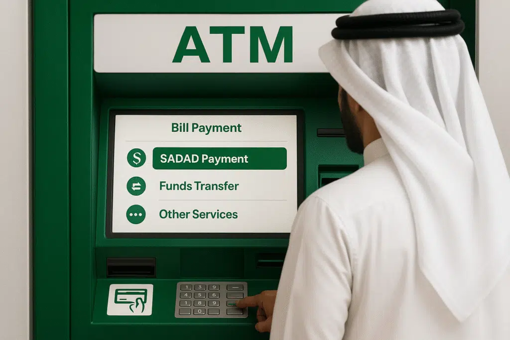 An Infographics on Paying Saudi Fine VIA ATM