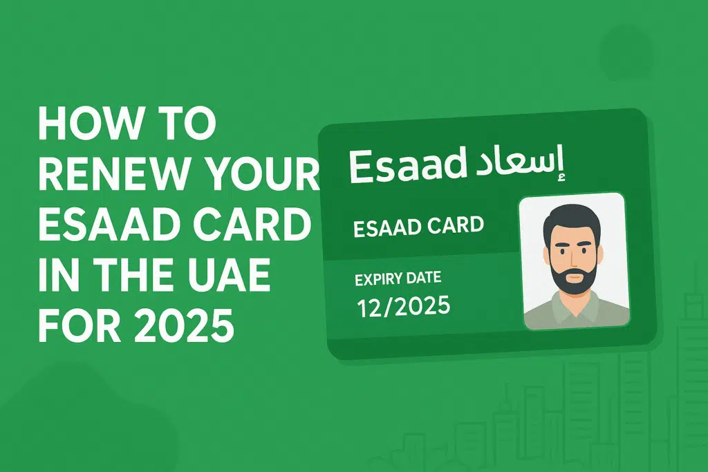An Infographics on Urgent Esaad Card Renewal in UAE