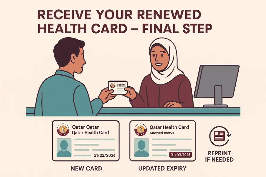 An Infographics on Renewed Health Card Receiving
