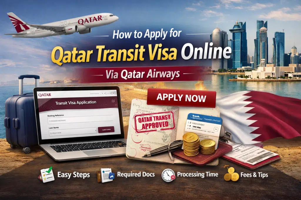 An Infographics on Qatar Transit Visa
