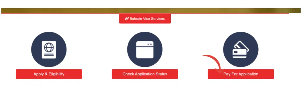 A Screenshot of MOI e-visa Website Homepage