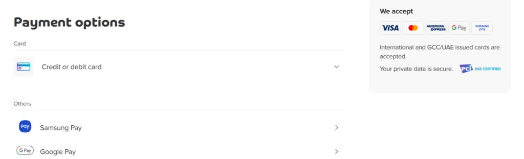 A Screenshot of Official DU Website