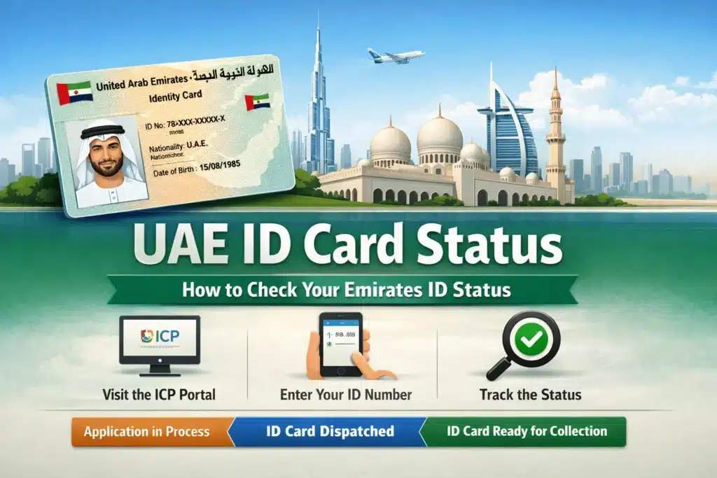 Photo of UAE ID Card Status Infographics