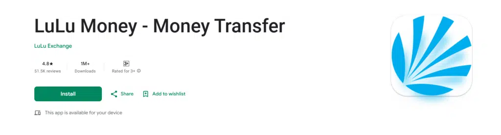 A Screenshot of lulu app from playstore