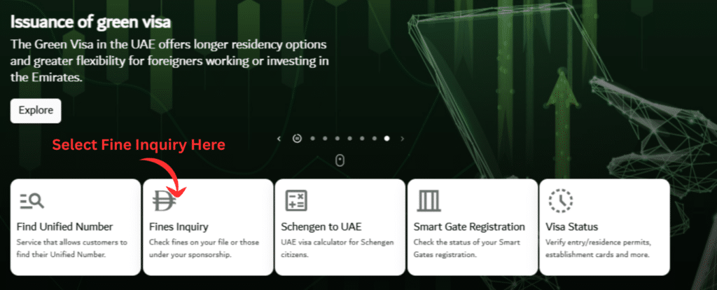 A Screenshot of official GDRFAD Website