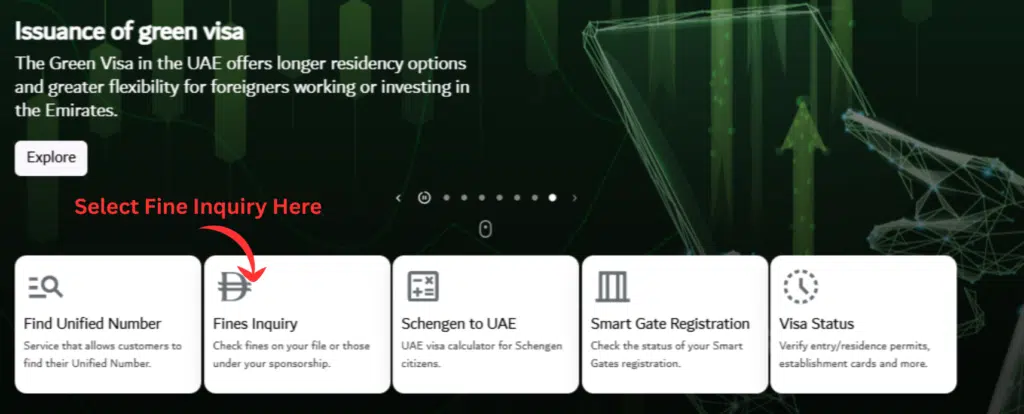 A Screenshot of official GDRFAD Website