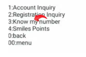 click on know you number