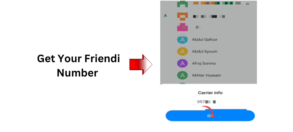 FRiENDi Mobile number check code in Saudi Arabia using USSD service