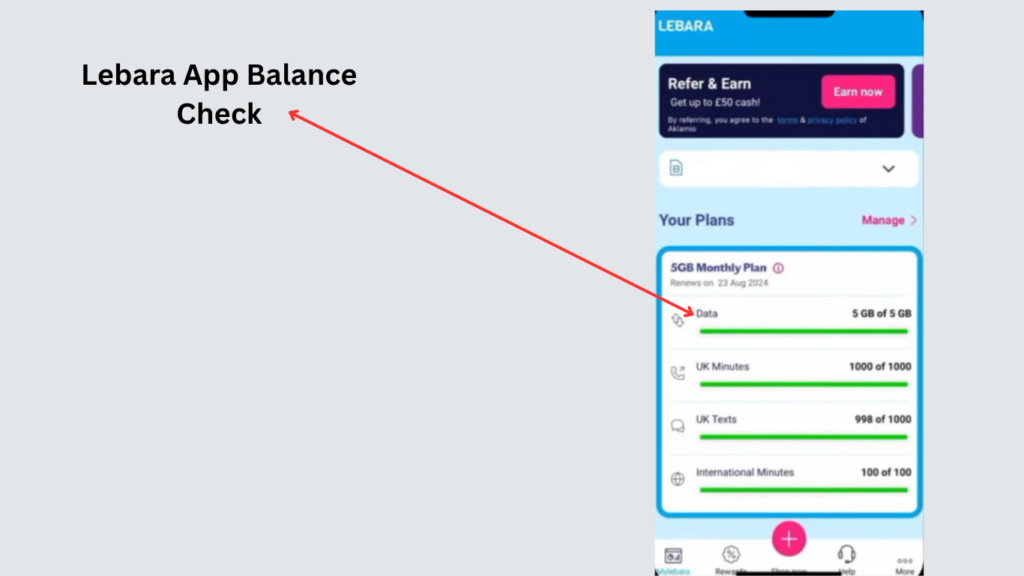 Check Lebara balance in Saudi Arabia through the Lebara app