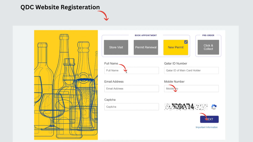 QDC appointment online registration form